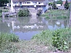 Arranjant pescant a Sota el Pont de la Gleva el Juny de 2007